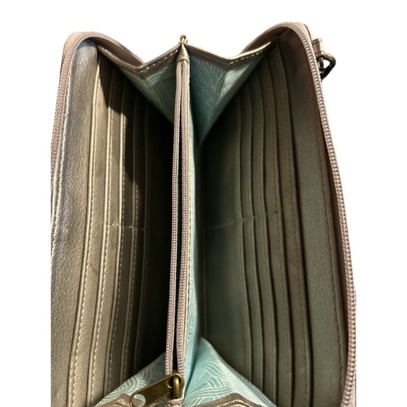 The Sak Metallic Pyrite  Women's Wristlet Bag - Picture 3 of 4